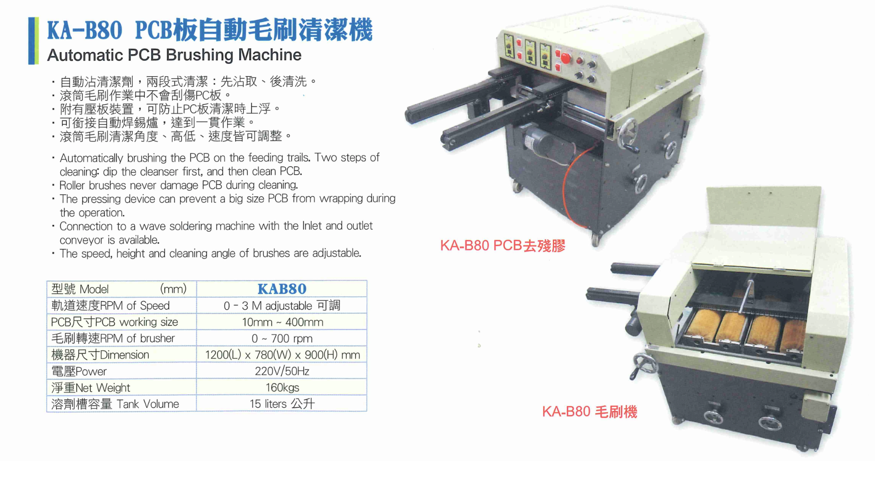 KA-B80 Dimensional Diagram
